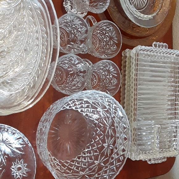 Crystal glass set - Picture 3 of 8